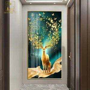 Fam Deer Crystal 5D Glastavla