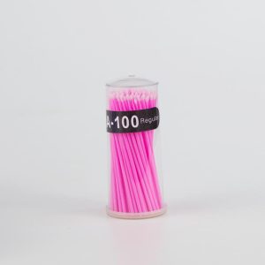 Microbrush Microbrush i pink 100 stk til Eyelash extensions | Salon Tilbehør