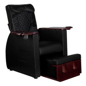 Pedicure stol sort Spa stol til pedicure med rygmassage Azzurro